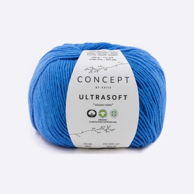 Пряжа Katia Ultrasoft (1176.66, Диско электрик)