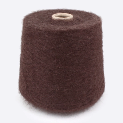 Бобина альпака на шелке Alpaca Silk (72% альпака сури, 28% шелк), 900 м. (91500, Грецкий орех)