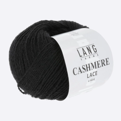 Пряжа Lang Cashmere Lace (883.0004, Черный)