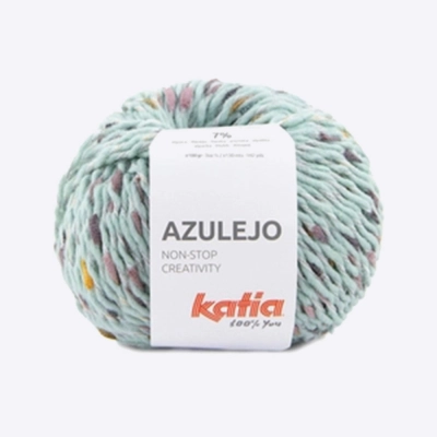 Пряжа Katia Azulejo (1209.307, Мята монпасье)