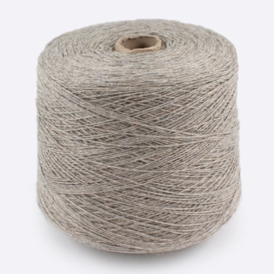 Бобина Woolino 3/15 (30% лен, 30% меринос, 25% хлопок, 15% Па), 500 м. (3203, Перепел)