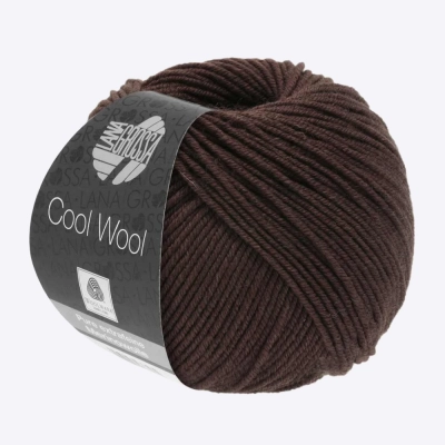 Пряжа Lana Grossa Cool Wool (47208, 2074 Шоколад)