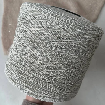 Бобина Pasha Papasha (42% хлопок, 20% лен, 24% Пл, 14% Па), 240 м. (10127, Мрамор)