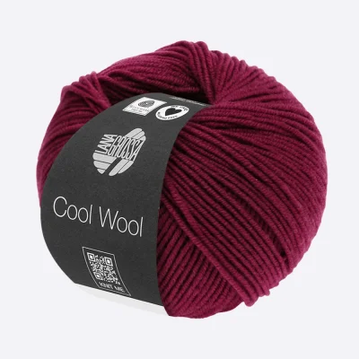 Пряжа Lana Grossa Cool Wool (24829, 2012 Малиновое вино)