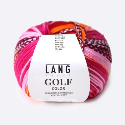 Пряжа Lang Yarns Golf Color (1031.0360, Апельсиновое зарево)