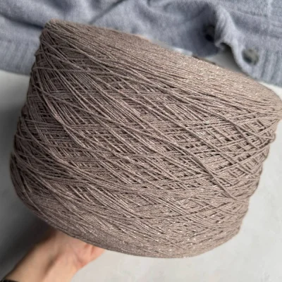 Бобина AMORE (90% хлопок, 4% сияние, 6% ПА), 240 м. (9916, Туман в пустыне)