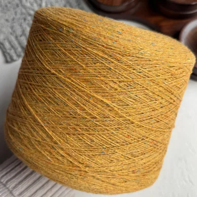 Бобина твид Pirle (55% меринос, 25% шелк, 10% вискоза, 10% Па), 750 м. (Grano, Зерно)