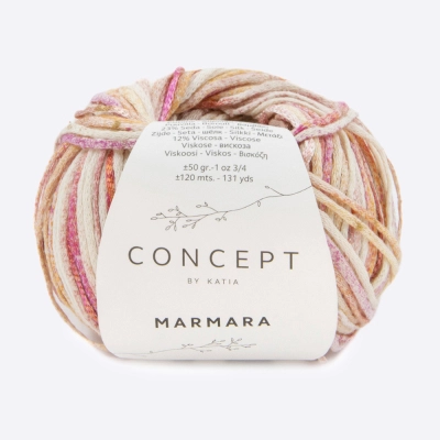 Пряжа Katia Marmara (1273.102, Клубничный ликер)