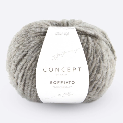 Пряжа Katia Soffiato (1252.116, Кофейная дымка)