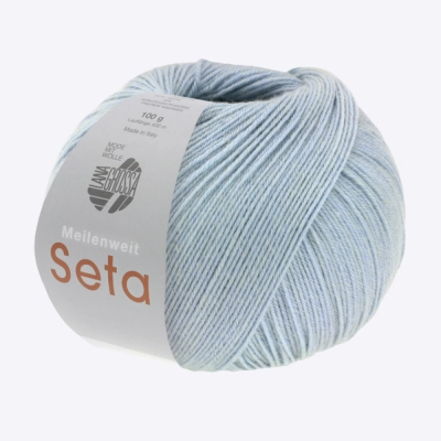 Пряжа Lana Grossa Meilenweit Seta (55696, 022 Небо)