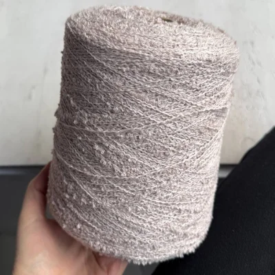 Бобина букле Wool Flam (93% меринос, 7% Па), 300 м. (5108, Лотос)