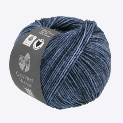Пряжа Lana Grossa Cool Wool Vintage (60380, 7366 Джинс)