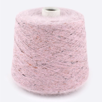 Бобина ангора, Angora Spiky Tweed, (80% ангора, 20% ПА) 100 гр, 450 м. (904, Азалия)