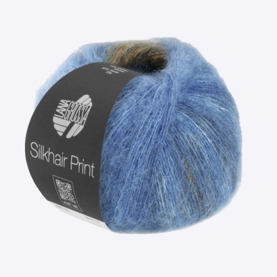 Пряжа Lana Grossa Silkhair Print (64227, 430 Берега Кариб)