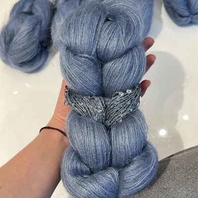 Косичка кидмохер на шелке Craft ❤ Pail (Голубь Luxury)