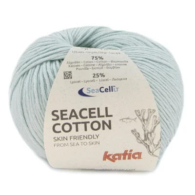 Пряжа Katia Seacell-Cotton (1178.117, Ментол)