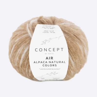 Пряжа Katia Air Alpaca Natural Colors (1340.201, Кемел) Пряжа Katia Air Alpaca Natural Colors (1340.201, Кемел)
