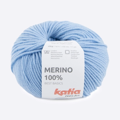 Пряжа Katia Merino 100% (449.8, Скай)