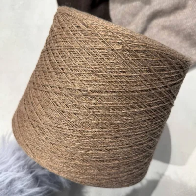 Бобина Coarshear by Loro Piana (100% кашемир), 550 м. (Camello tweed 379912, Кемел)