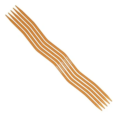 Спицы чулочные эргономичные Addi CraSy Snake Orange, 205-2 (205-2/2.5-15, 2,5 мм)