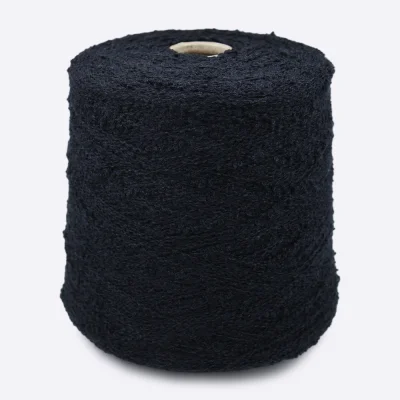 Бобина букле Wool Flam (93% меринос, 7% Па), 300 м. (2361, Угольный дрозд)