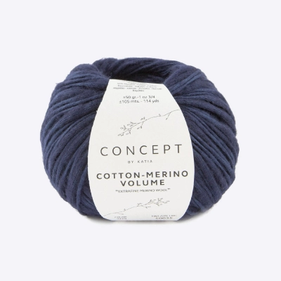 Пряжа Katia Cotton-Merino Volume (1296.209, Черника)