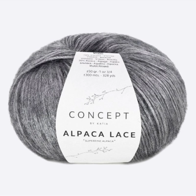 Пряжа Katia Alpaca Lace (1338.90, Мрамор)