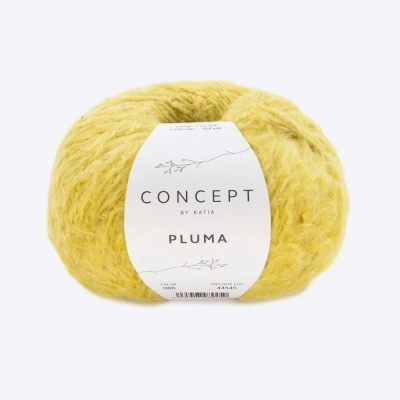 Пряжа Katia Pluma (1234.88, Цитрус)