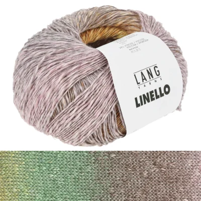 Пряжа Lang Linello (1066.0051, Зеленый Брамбл)