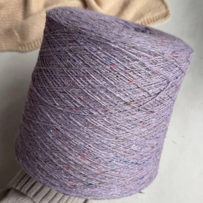 Бобина твид Monica Tweed (80% шелк, 20% кашемир), 550 м. (Lilla, Лиловый)