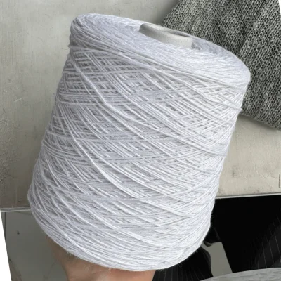 Бобина Cotolino (60% лен, 40% хлопок) 340 м. (6136, Снежный барс)