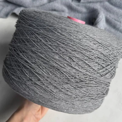 Бобина AMORE (90% хлопок, 4% сияние, 6% ПА), 240 м. (9967, Пепельный ветер)