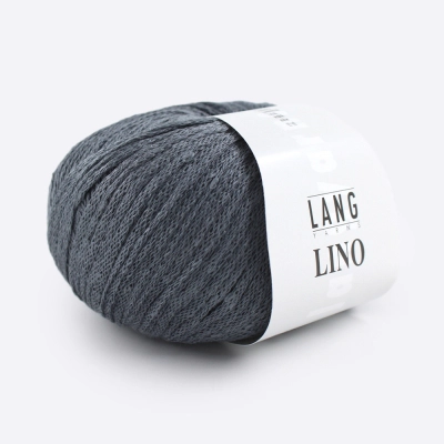 Пряжа Lang Lino (784.0070, Асфальтовый графит)