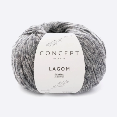 Пряжа Katia Lagom (1107.105, Серый)