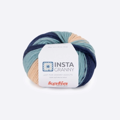 Пряжа Katia Instagranny (1322.100, Океанический берег)