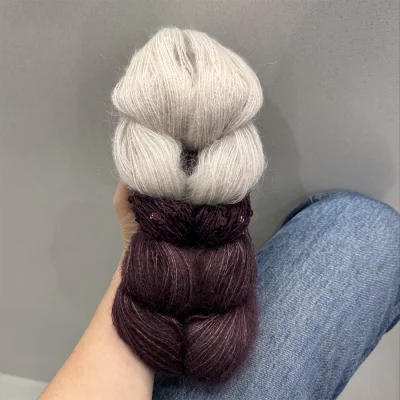 Косичка кидмохер на шелке Craft ❤ Pail (Виноградный пунш)