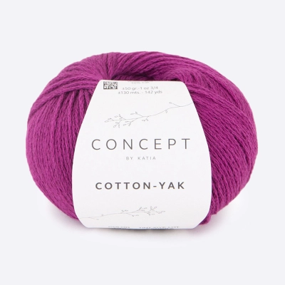 Пряжа Katia Cotton-Yak (132, Фуксия) Пряжа Katia Cotton-Yak (132, Фуксия)