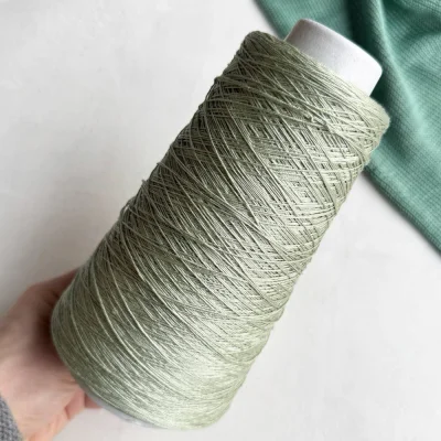 Бобина шелк Seta Shappe Lux Octopus (100% шелк), 1000 м. (1046, Сальвия)