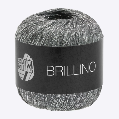 Пряжа Lana Grossa Brillino (47693, 006 Сталь)
