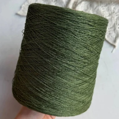 Бобина Lino MIX (100% лен), 650-860 м. (321109, Олива)