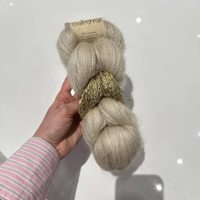 Косичка кидмохер на шелке Craft ❤ Pail (Просекко)