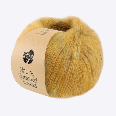 Пряжа Lana Grossa Natural Superkid Tweed (63735, 615 Горчица)