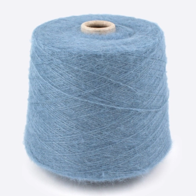 Бобина альпака на шелке Alpaca Silk (72% альпака сури, 28% шелк), 900 м. (91122, Деним)