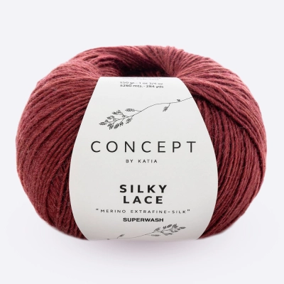 Пряжа Katia Silky Lace (176, Марсала)