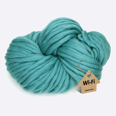 Пряжа крупная Wi-Fi (вай-фай) (Пыльная мята) Пряжа крупная Wi-Fi (вай-фай) (Пыльная мята)