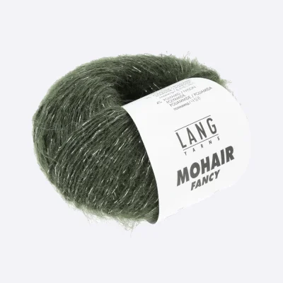 Пряжа Lang Yarns Mohair Fancy (989.0099, Древний изумруд)