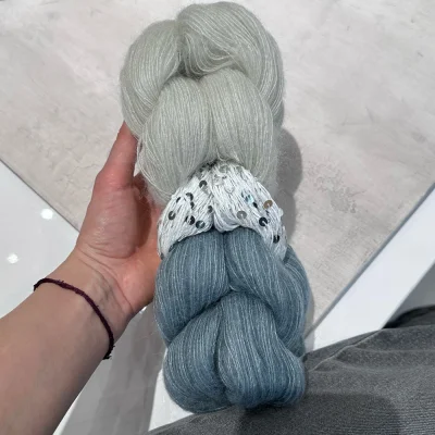 Косичка кидмохер на шелке Craft ❤ Pail (Альпы)