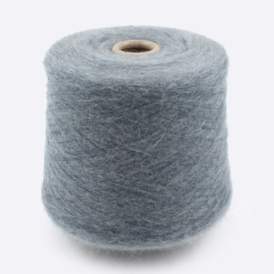 Бобина мохер LOVE ❤ MOHAIR 1/10 (70% кидмохер, 30% нейлон), 1000 м. (P/18 4221, Меланжевый пепел)