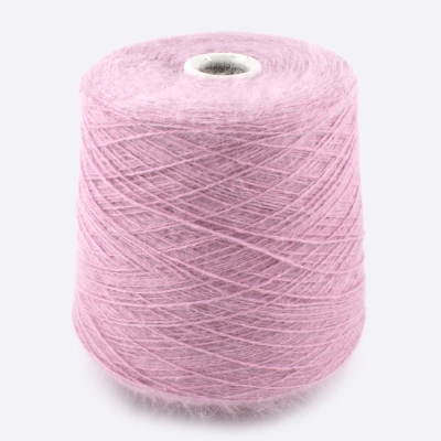 Бобина ангора, Angora Spiky Tweed, (80% ангора, 20% ПА) 100 гр, 450 м. (6568, Лавандовое поле)