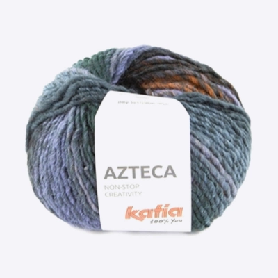 Пряжа Katia Azteca (493.7885, Лавандовое пламя)